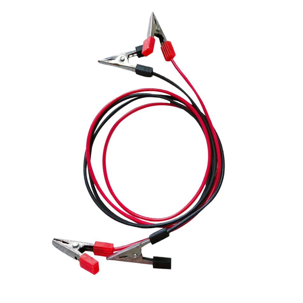 

2 Pcs Cable Test Wire Jumper Dual Ended Line Alligator Clip Lead Connection Plug