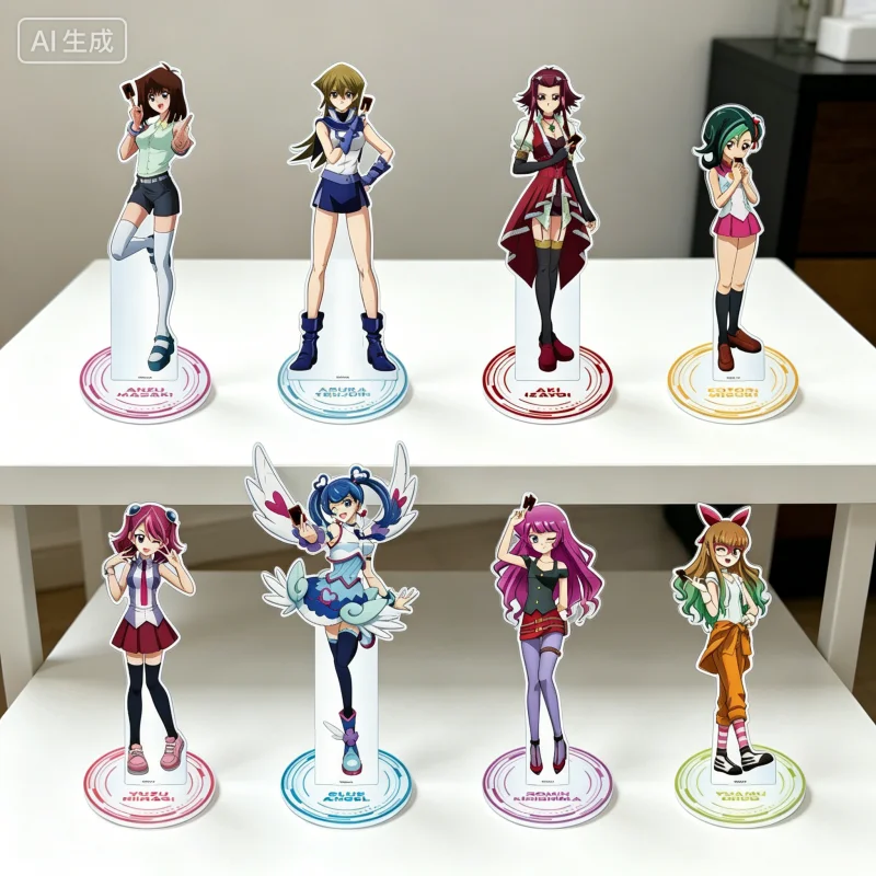 

15CM Charm Anime Yu-Gi-Oh Cosplay 15cm Acrylic Stand Model keychains Characters desk decorations Accessories Goods Collection