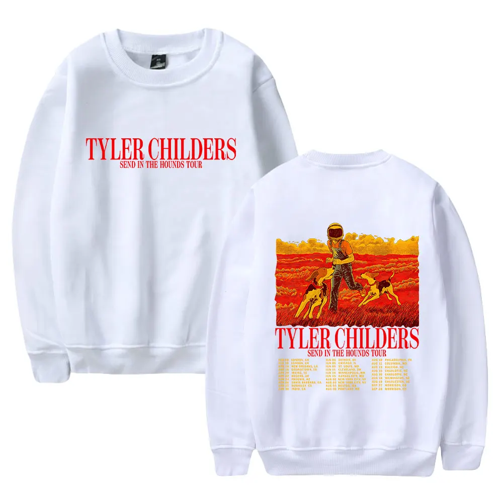 Tyler Childers Send in the Hounds Tour Merch Crewneck Long Sleeve Streetwear Women Men Sweatshirt Fashion Clothes