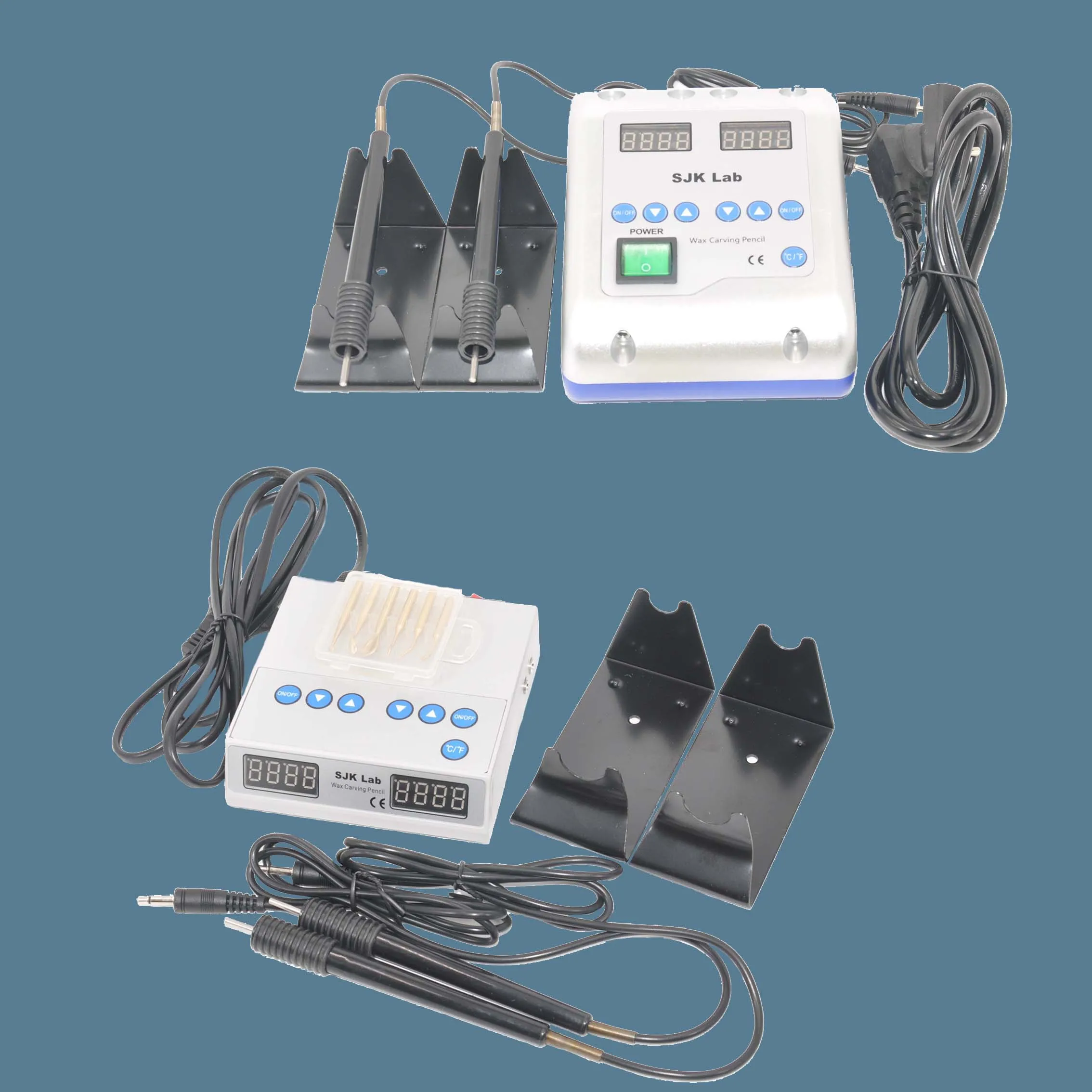 SJK LAB DENTAL wosk do rzeźbienia pióro elektryczne kroplówka dentysta narzędzia laboratoryjne elektryczny wosk dentystyczny laboratorium Carve sprzęt