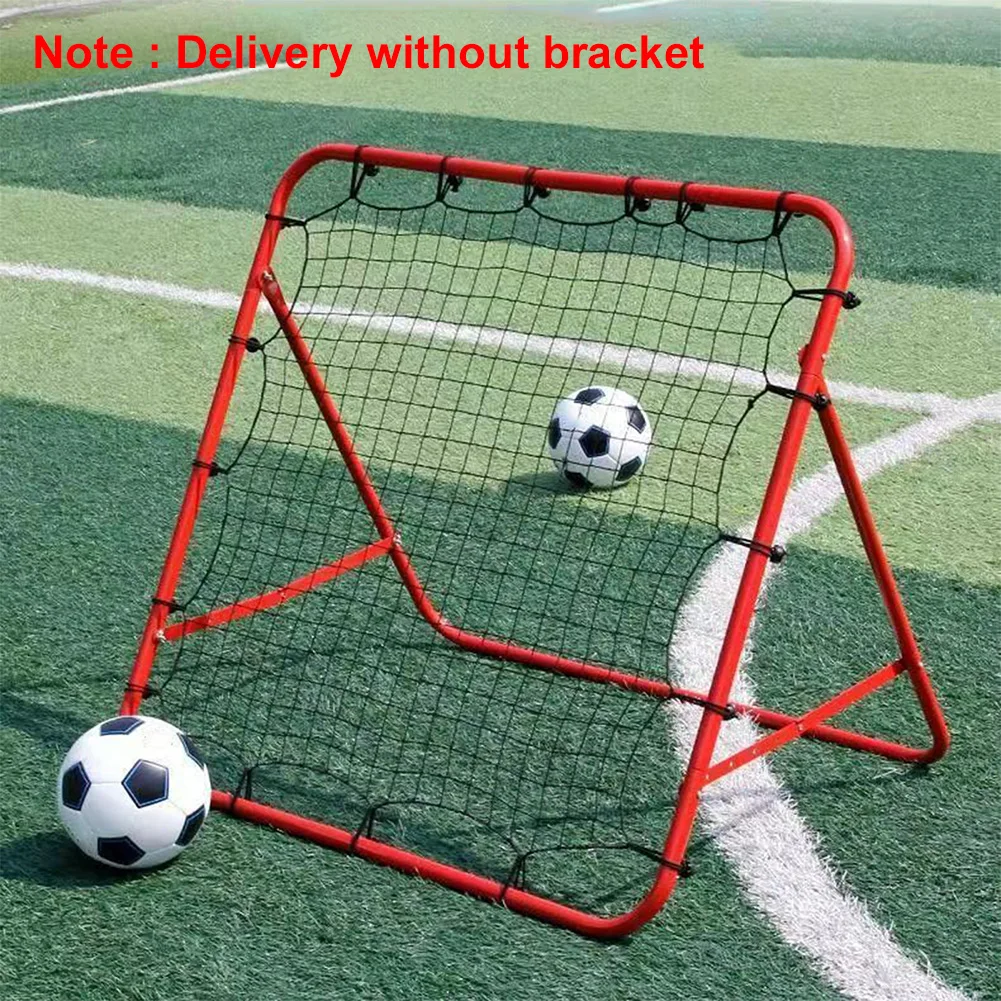 Soccer Rebounder Net with 20 Elastic Ropes Kickback Football Practice Net Target Goal Net Training Aid for Kids Teens