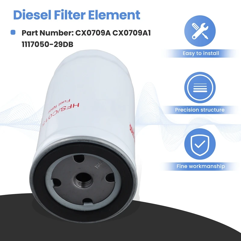 Diesel Filter  CX0709A Coarse Filter CX0709A1 Fuel/Water Separator For Faw Jiefang Automotive 1117050-29DB