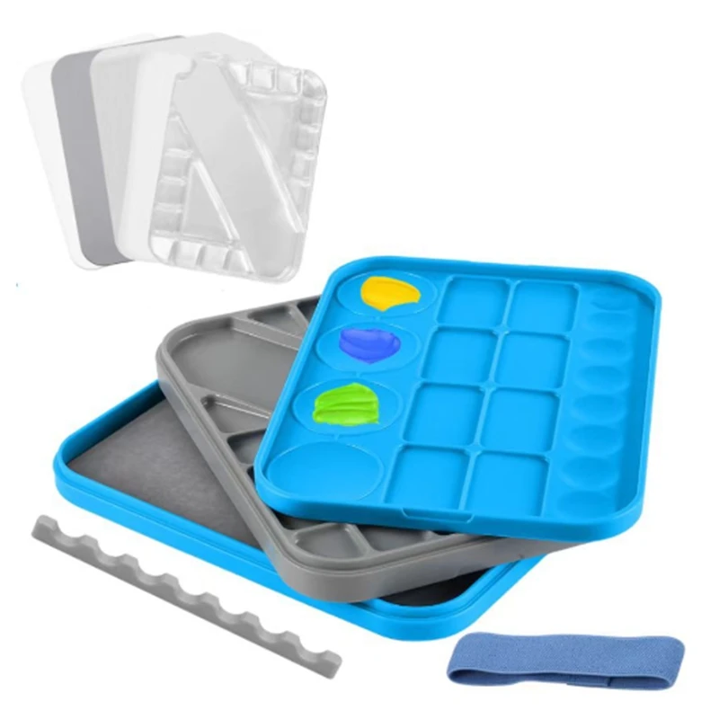 

Stay Wet Palette For Miniature Painting Kit, Paint Tray Palettes , Brush Holder Paint Mixing Storage