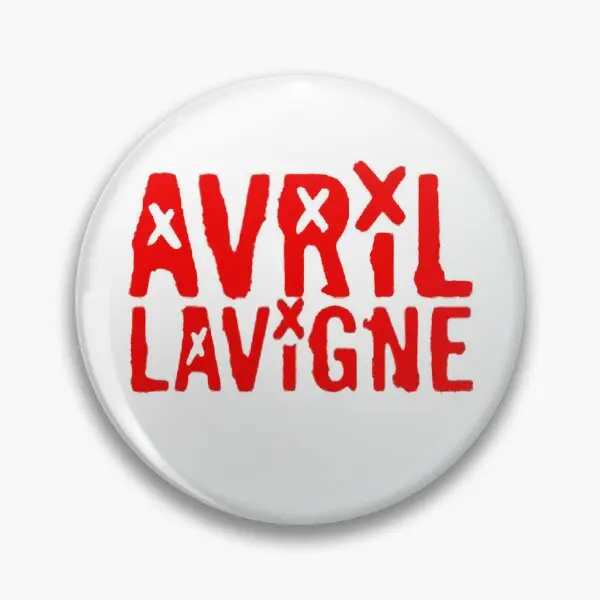 Avril Lavigne Art  Soft Button Pin Badge Lover Decor Collar Gift Hat Cute Fashion Cartoon Brooch Metal Women Clothes Jewelry