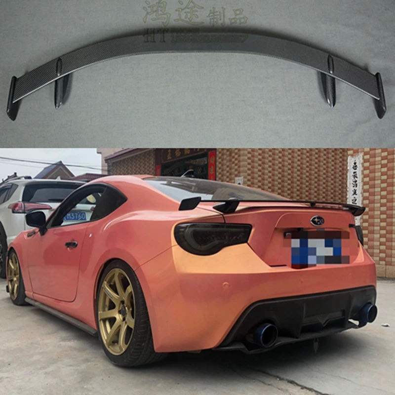 For Toyota GT86 Subaru BRZ Scion FR-S 2012 2013 2014 2015 2016 2017 SARD Style Carbon Fiber CAR REAR TRUNK Lip spoiler