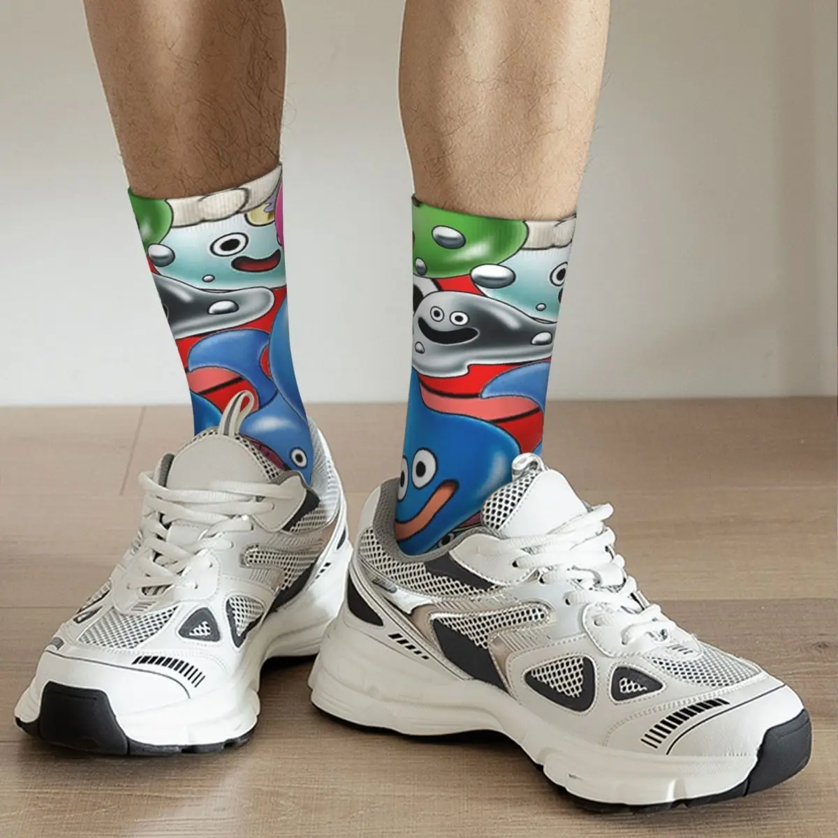 Dragon Quest Slimes Socks Harajuku High Quality Stockings All Season Long Socks Accessories for Unisex Gifts image 6