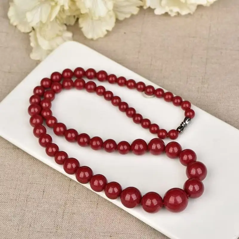 High-content natural mineral purple gold sand sweater chain necklace