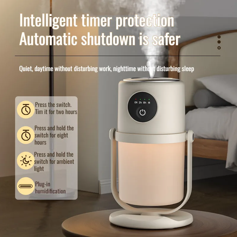 

Настольный мини-портативный очиститель воздуха с большим объемом распыления и ночником