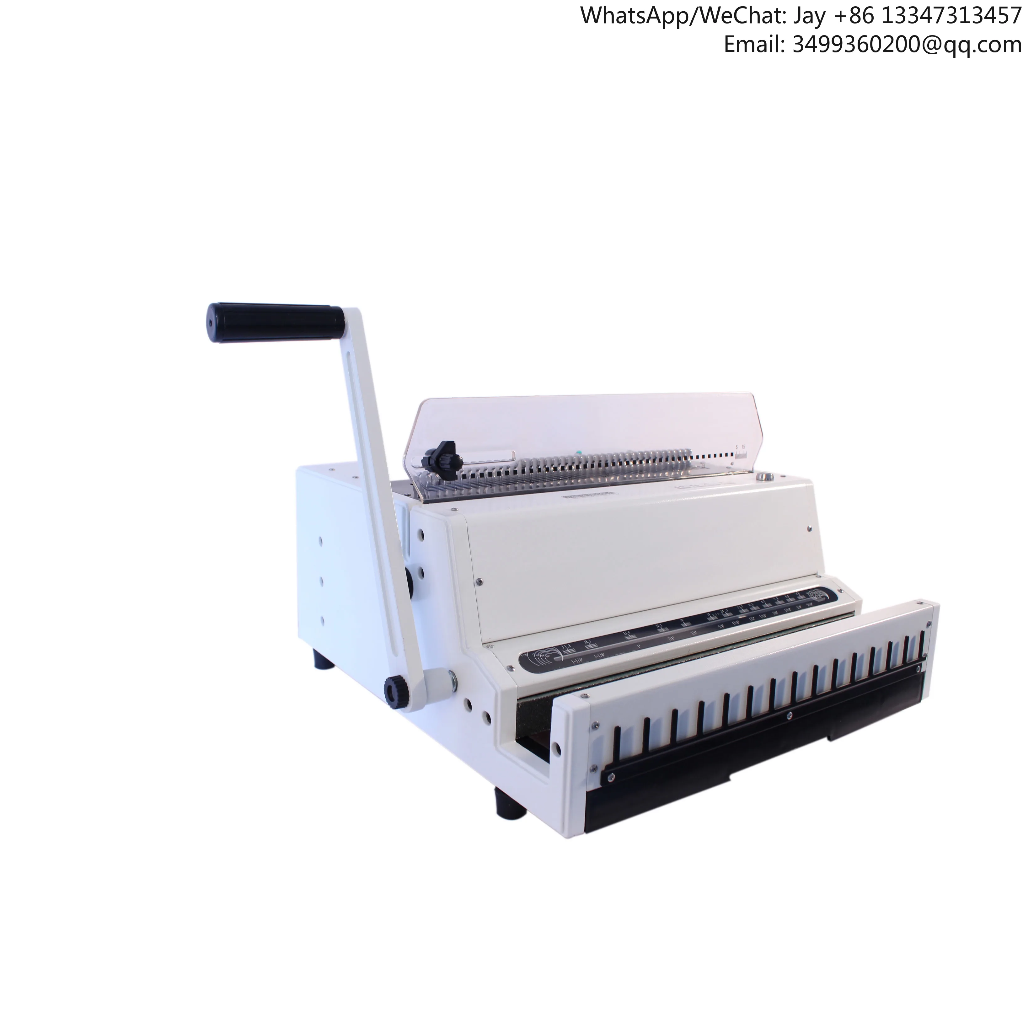 

WD-WBM500 Высококачественная машина для переплета с 19 отверстиями, электронная машина для переплета расчесок на 25 листов