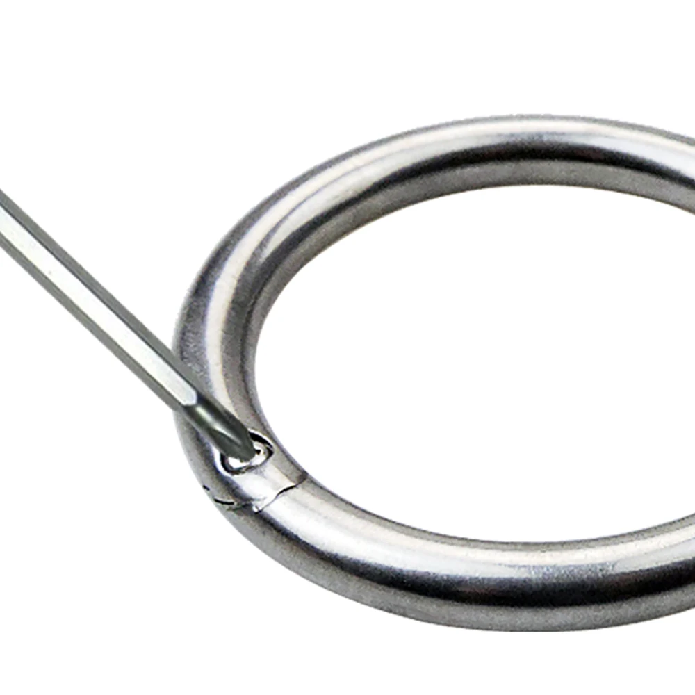 Carbon Steel Bovine Bull Ox Nose Ring For Puller Or Secure Cattle Handling  Instrument