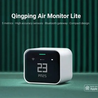 Qingping Smart Air Detector Lite CO2 PM2.5 PM10 Temperature Humidity Monitor Touch Screen Work With Mihome APP Apple HomeKit