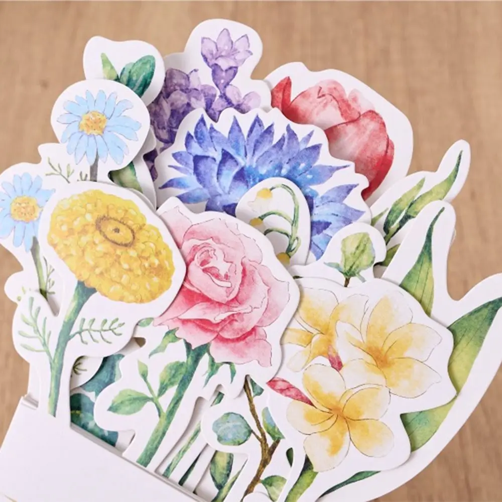 

Wooden Base 2026 Desktop Calendar Vase Shaped Floral Theme Bloomy Flowers Desk Calendar Date Display DIY Standing Calendar