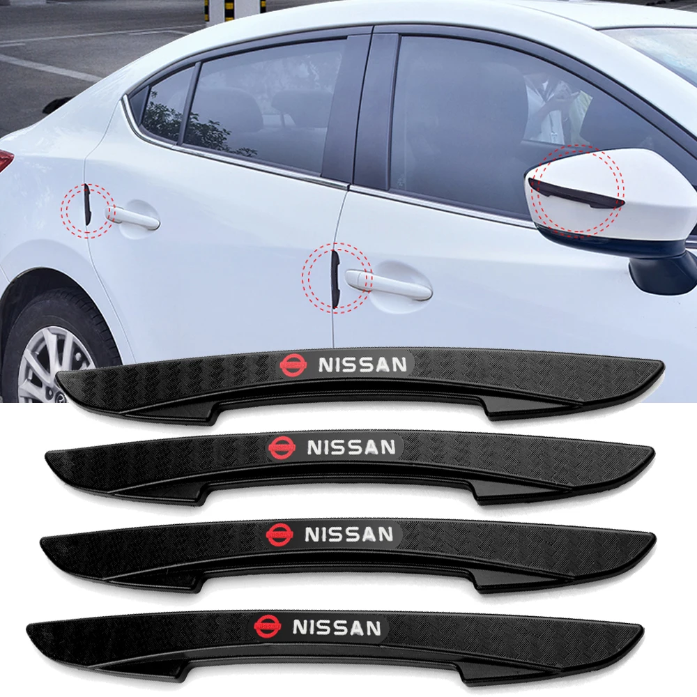 Tira protectora para Borde de puerta lateral de coche, pegatinas anticolisión para espejo retrovisor, accesorios para Nissan Nismo Espace Laguna, 4