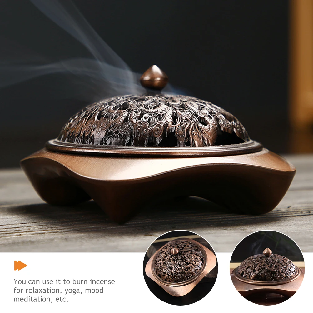 

Incense Burner Decor Home Table Living Room Censer Statue Ornament Copper Decorations For Living Room