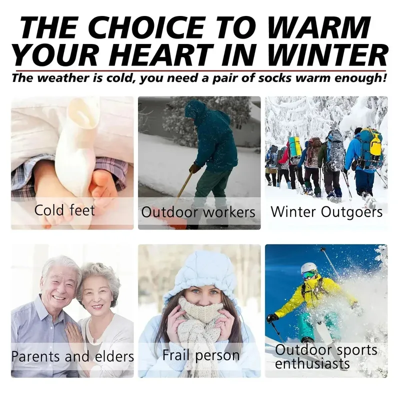 1-8 paires Tourmaline minceur santé chaussette hiver élastique thermique auto-chauffant chaussette soins de santé chaussettes courtes thérapie magnétique
