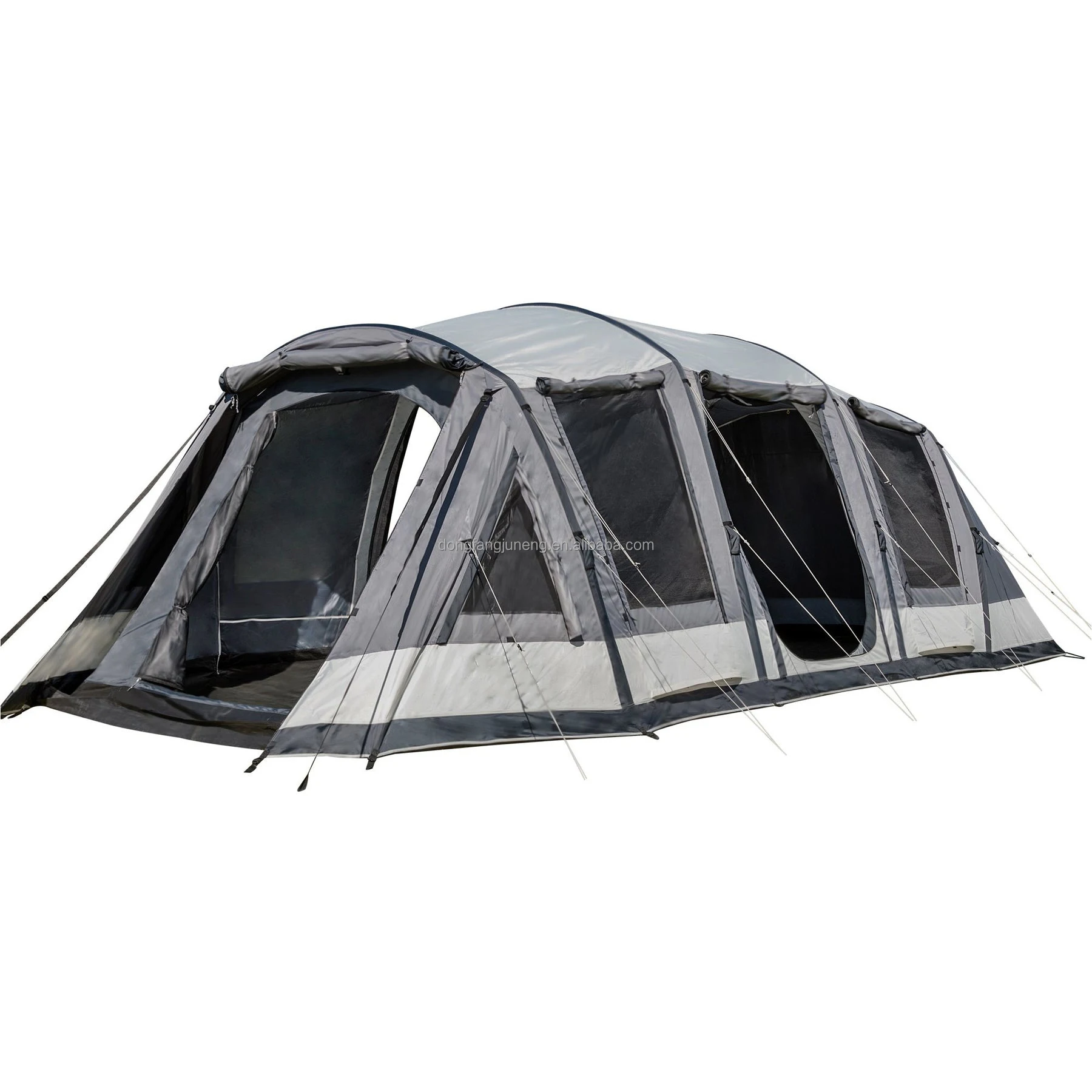 

Popular Glamping Canvas Inflatable Outdoor Camping Customized Luxury Polyester Air Family Tent for Camping