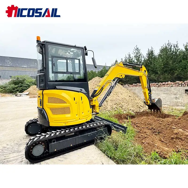 

Hot Sale High Quality Mini Hydraulic Crawler Excavator for Construction and Gardens, China-Made