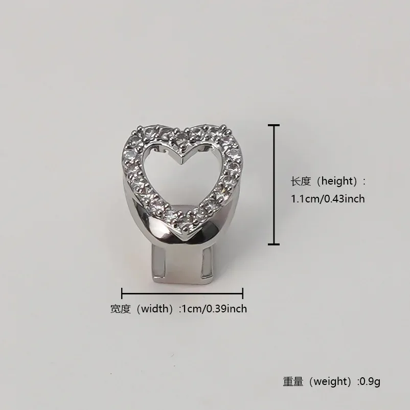 2PCS Set Hip Hop CZ Stone Hollow Heart Teeth Grillz with Elegant Vertical Bar Zircon Tooth Caps for Women And Men Jewelry Gift image 5
