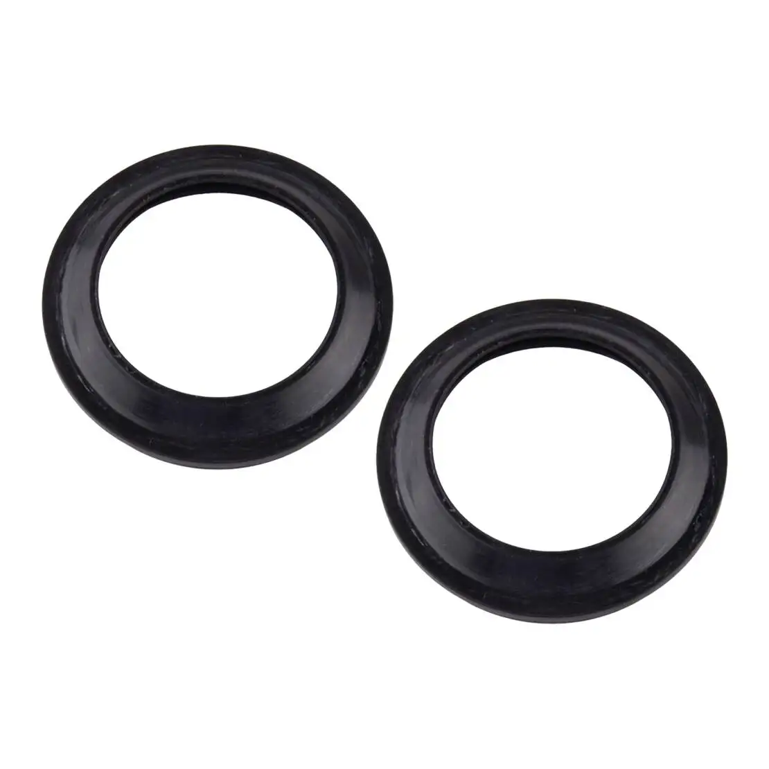 2Pcs Black Rubber Fork Dust Wiper Seal Kits Fit for Kawasaki KX100 KX80 KX85 Big Wheel KZ550F KZ550M ZN700