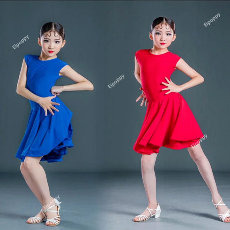 children candy color latin dancing dress girl cha cha ballroom dancing dress