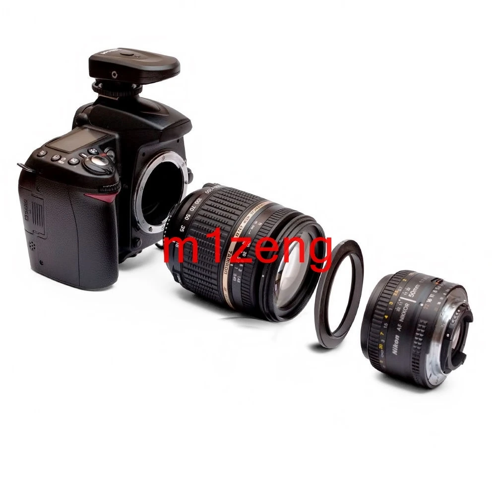 double Male 55 to 55/58/62/67/72 mm male to male Macro Coupling Reverse Ring/reversing adapter for camera