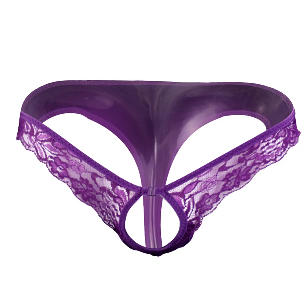 

Fashion Hot New Underwear One size Panties Swimwear Knickers Lace Lingerie Mens Opening Pouch Thong Breathable