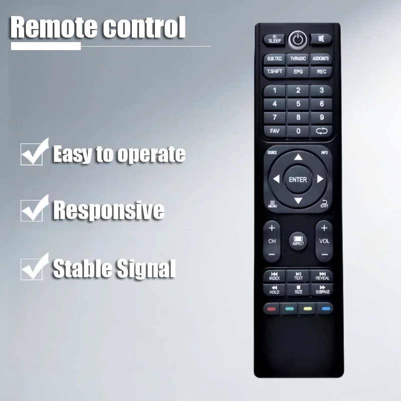 

Gehua Remote Control for JVC LT-32N386A - 32" Curved HD LED TV LT-40N570A - 40" FHD LED TV LT-50N590A - 50" FHD LED TVRM-C3402