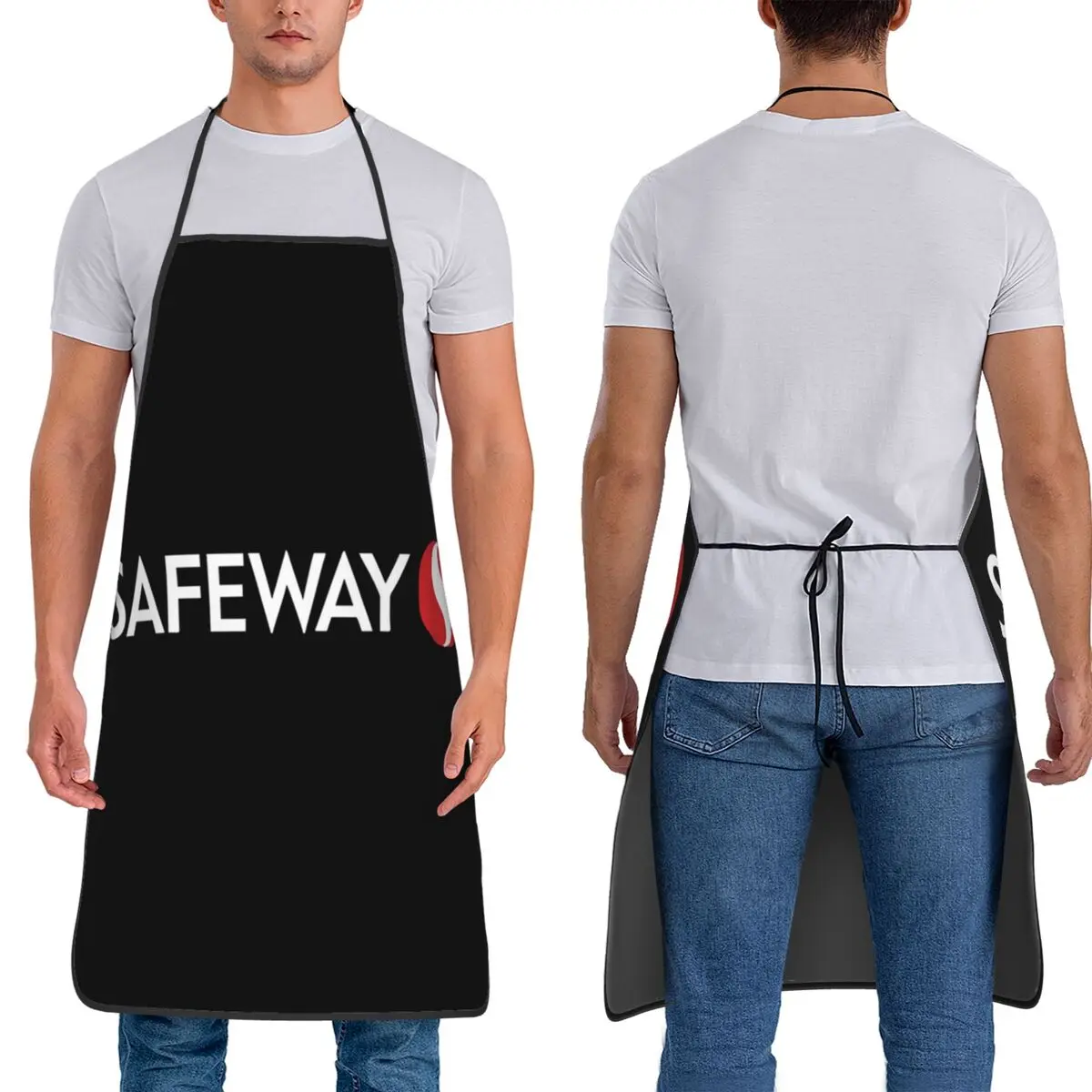 

Фартук Safeway для шеф-повара, приготовления пищи, выпечки, столб, водонепроницаемый нагрудник, кухонный сарафан для чистки для женщин и мужчин, рисование