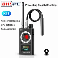 K18 multifunctional anti Candid Cam detection wireless camera 1MHz-6.5GHz GSM audio eavesdropper GPS signal RF tracker detection