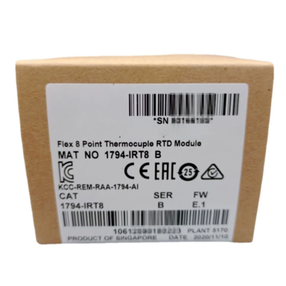 

New Factory Sealed 1794-IRT8 Flex 8 Point Thermocouple RTD Module 1794IRT8