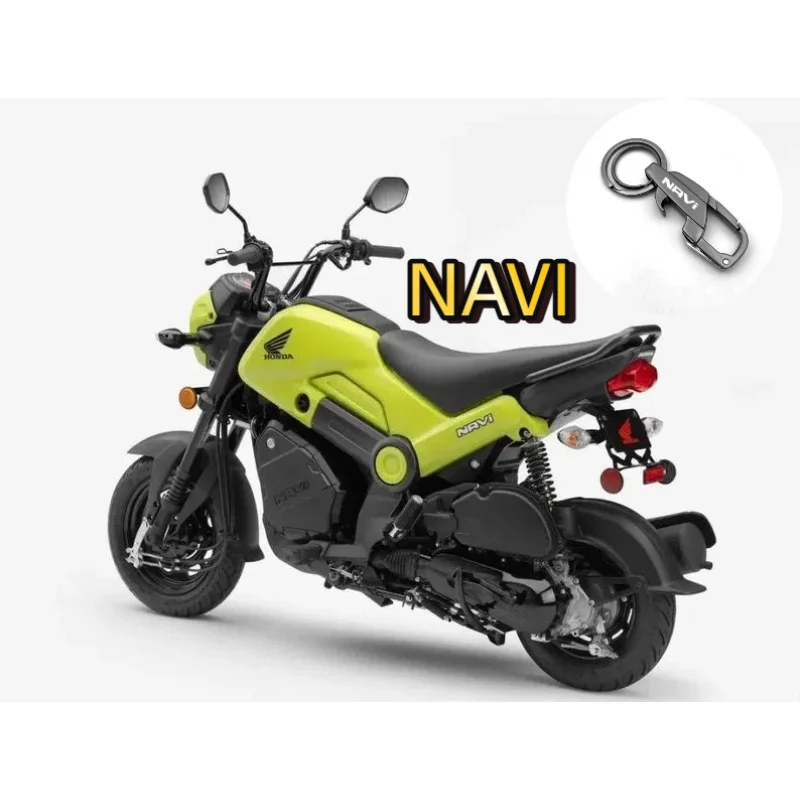 

For HONDA NAVI series Titanium Motocar KeyChain Super Lightweight Titanium EDC Tool Keychain Hanging Buckle Motorcycle Key Chain