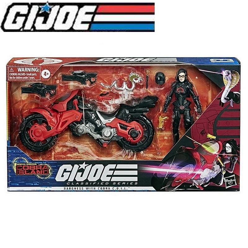 

Original G.i. Joe: Rise Of Cobra The Baroness Action Figures Toys 1/12 6inch Movable Statues Model Collectible Ornaments Gifts