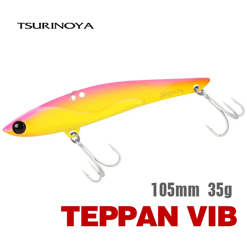 Tsurinoya isca de pesca DW38-C 105mm 35g metal vib isca longa distância baixo isca camada natação completa isca artificial