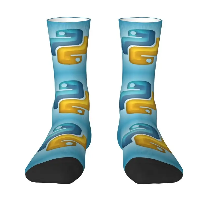 Programmer Computer Developer Python Dress Socks Mens Womens Warm Funny Novelty Programming Coder Crew Socks