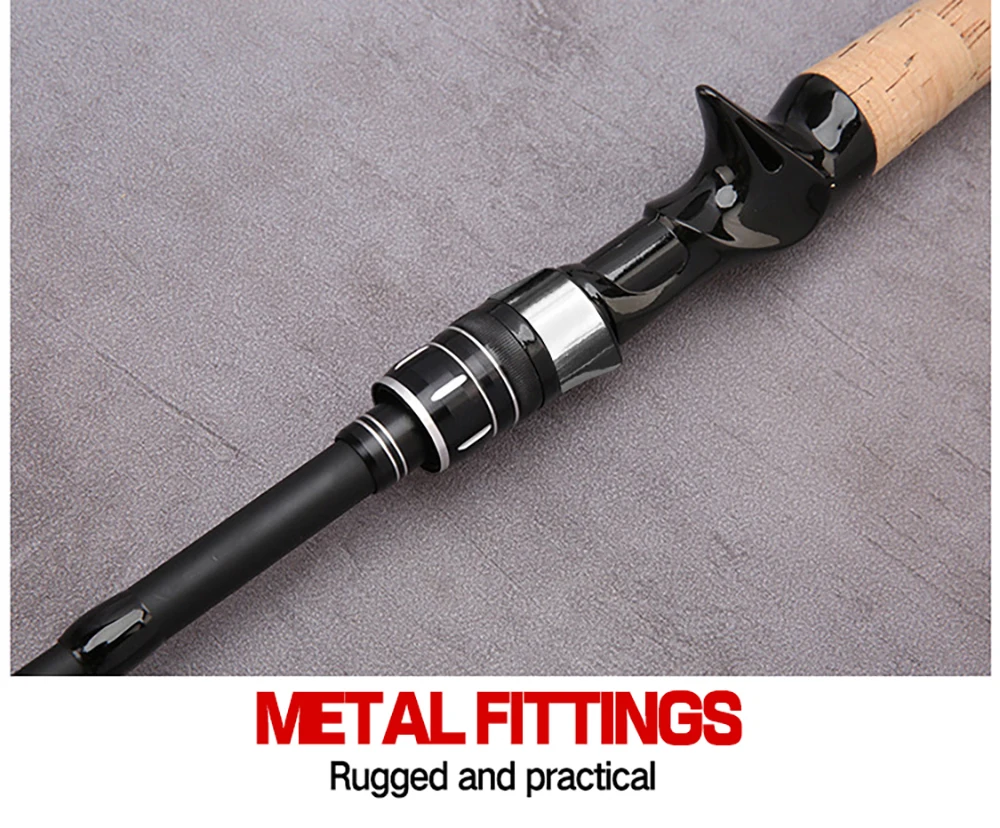 Teleskop Köder Stange 1,5 M 1,8 M 2,1 M 2,4 M Carbon Spinnrute Baitcasting Angelrute 8g-25g Holzgriff Casting Angelgerät – Detail 8