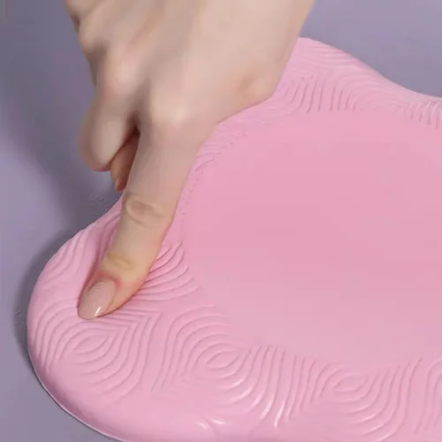 Imagen 2 del producto Rodillera de Pilates, almohadilla protectora de muñeca y mano, estera de Yoga antideslizante, almohadilla de soporte plana de espuma TPE suave de Color sólido, accesorios de Fitness, 2 uds.