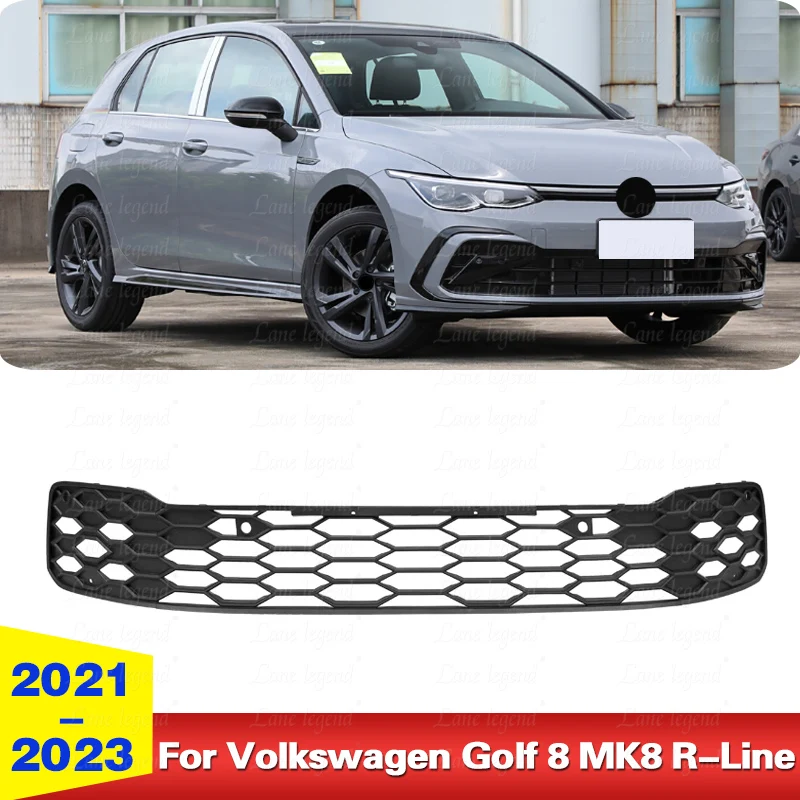 Original factory Front bumper lower grille mesh car front grille For for Volkswagen VW Golf 8 MK8 R-Line 2021 2022 2023