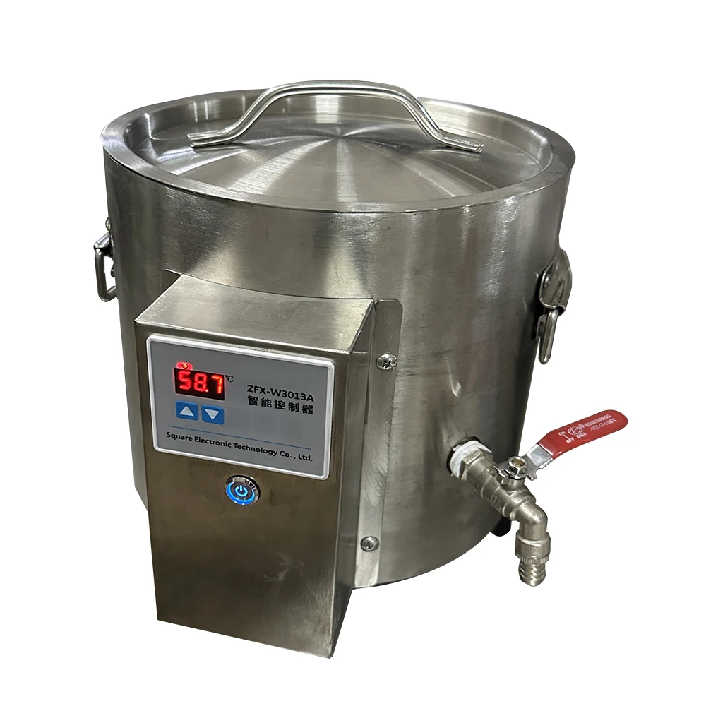 10L elektrischer Wachsschmelzer, Kerzenfüllmaschine aus Edelstahl, schnelles Aufheizen mit Wasserhahn