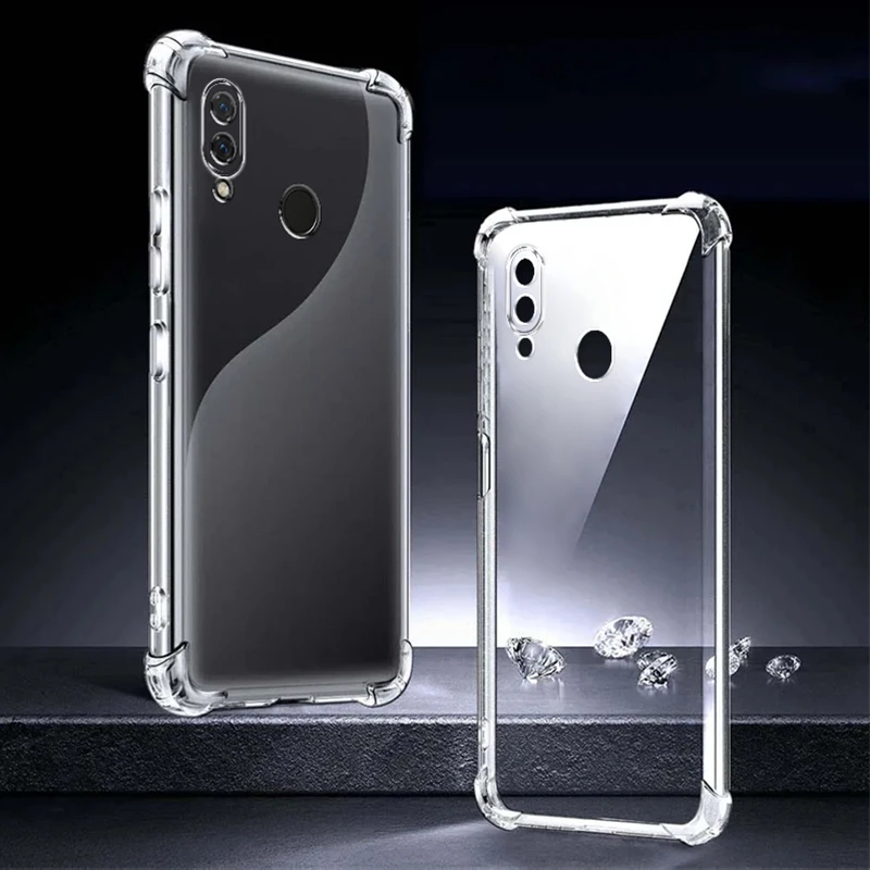 Novago Compatible Avec Huawei P Smart 2019 -Pack 2 En 1 - Coque