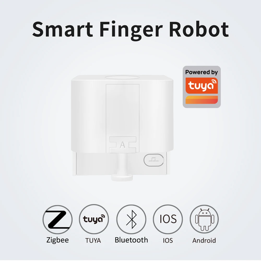 Lincukoo Tuya Smart Pusher Auto Control Switch Button Bluetooth Zigbee Support Smart Life Alexa