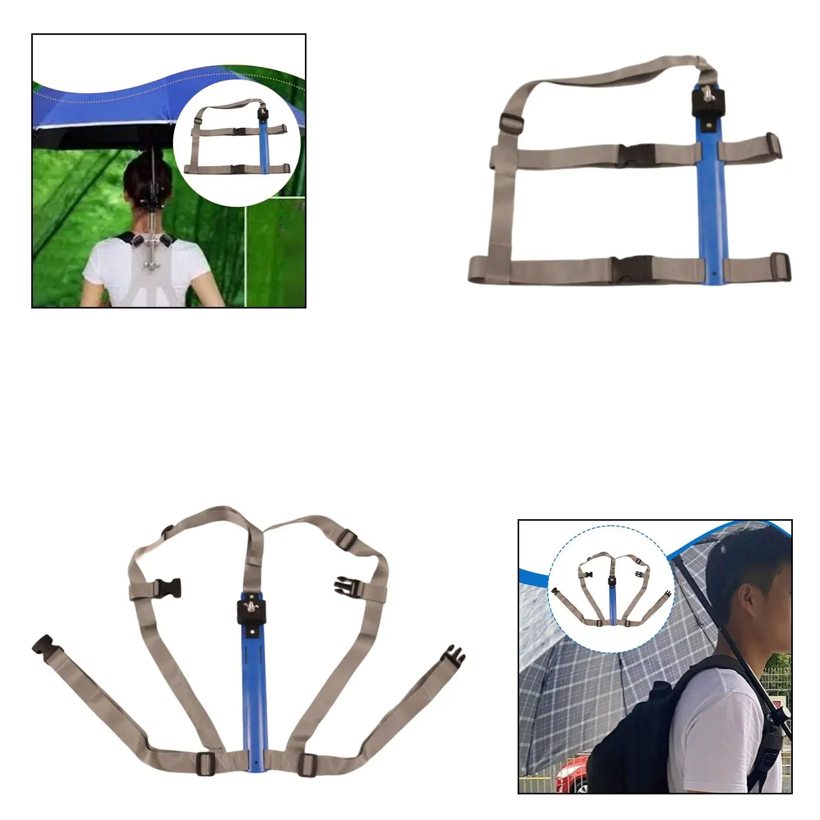 

Солнцезащитный козырек без рук, держатель для зонта, компактный кронштейн для укрытия для рыбалки, аксессуар для солнцезащитного козырька для путешествий, садоводства