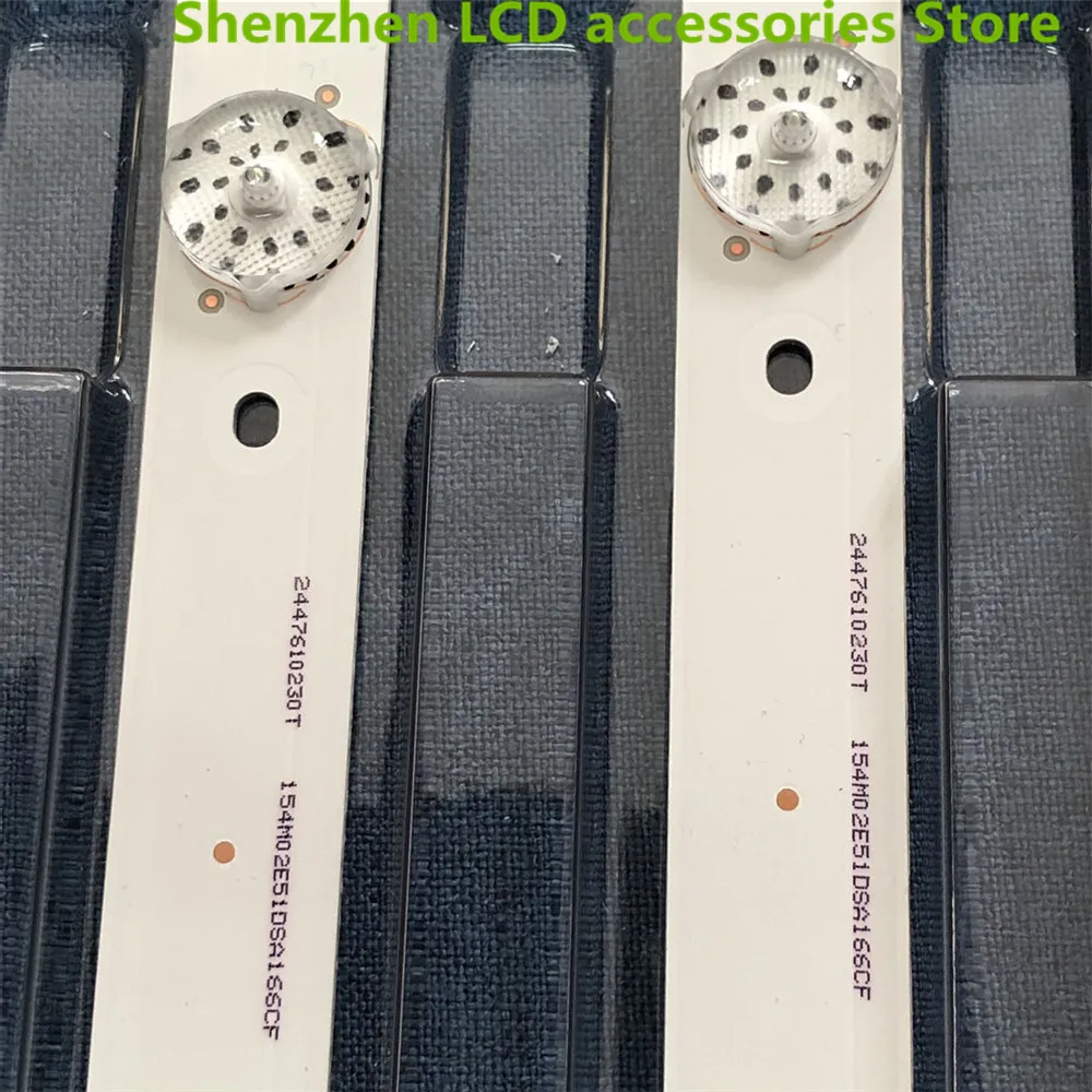 TV LCD LED pour machine universelle 32 pouces, rétroéclairage LED, 7 lampes 6V, long 59cm, nouveau substrat en aluminium, 100%