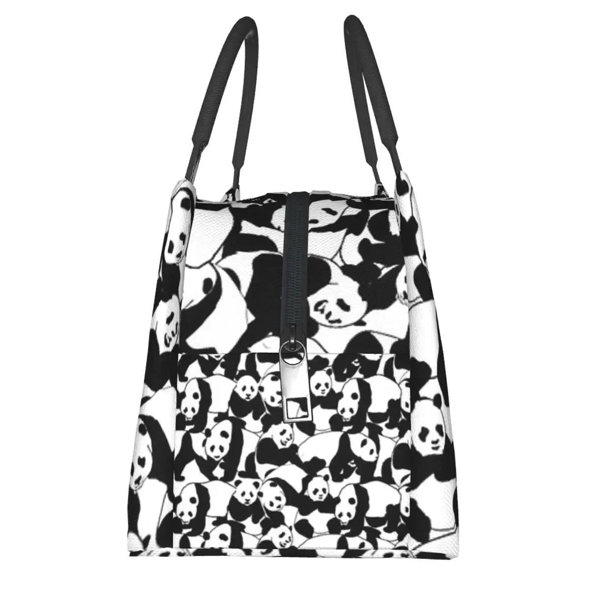 Panda Cute Animal Lunch Bags isolato Bento Box Portable Lunch Tote Picnic Bags borsa termica termica per donna Kids School