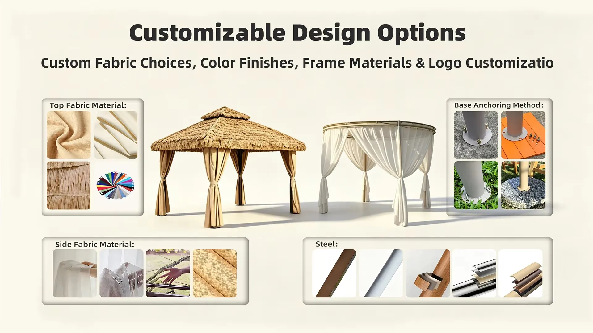 Source Factory Modern Aluminum Patio Umbrella Outdoor Furniture UV Protection For Hotel Cafe Park Garden Shade view 6