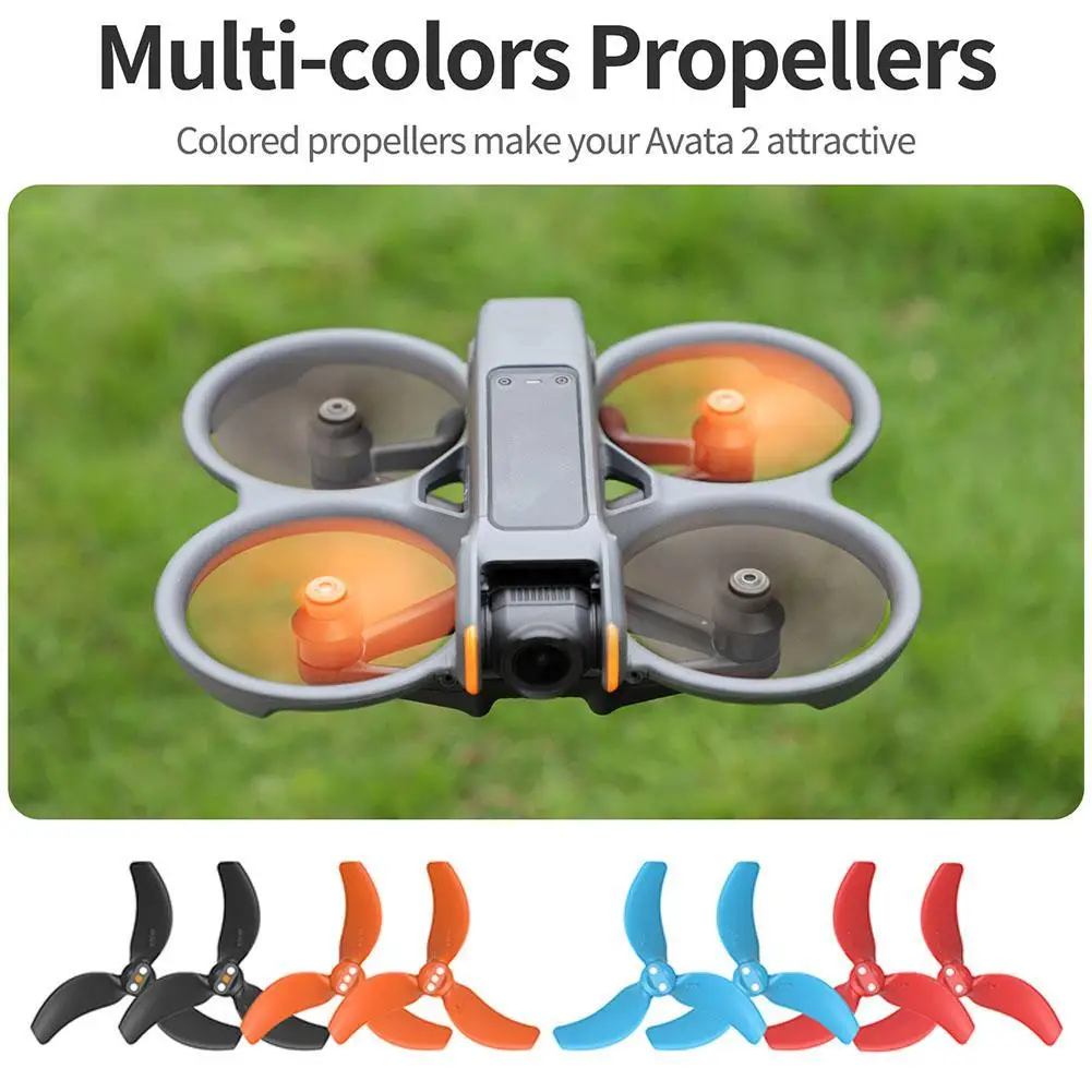 Colorful Paddles Propeller For DJI Avata Colorful Small Lightweight Wings Propeller Replacement Spare Parts Accessories