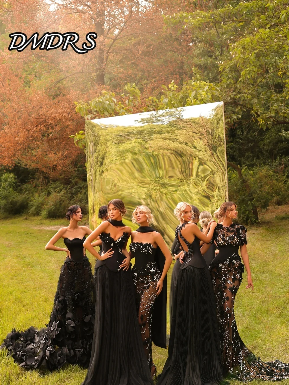 Wykwintna Sukienka Wieczorowa Bez Rękawów Urocza Suknia Balowa Bez Ramiączek Elegancka Sukienka na Imprezę z Kwiatami 3D w Kształcie Litery A do Samej Ziemi فساتين