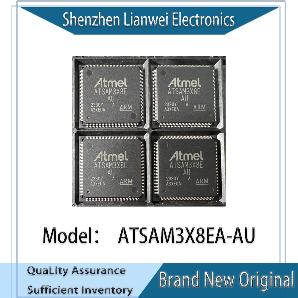

100% New Original ATSAM3X8E ATSAM3X8EA-AU ATSAM3X8EA IC MCU Chipset LQFP-144