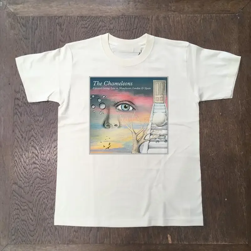 The Chameleons Band Elevated Living White Cotton T Shirt Full Size S 5XL
