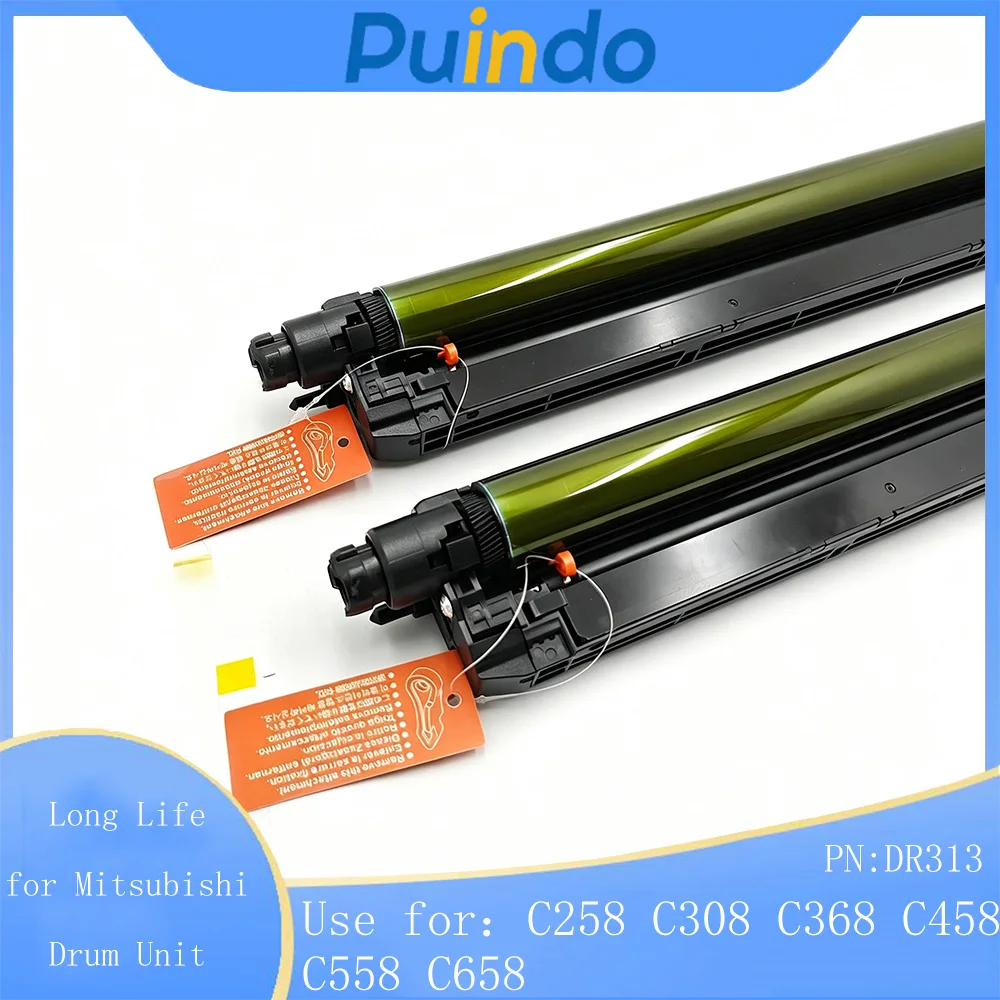 1X DR313 Long Life for Mitsubishi Drum Unit for Konica Minolta Bizhub C258 C308 C368 C458 C558 C658 High Quality Drum Rack