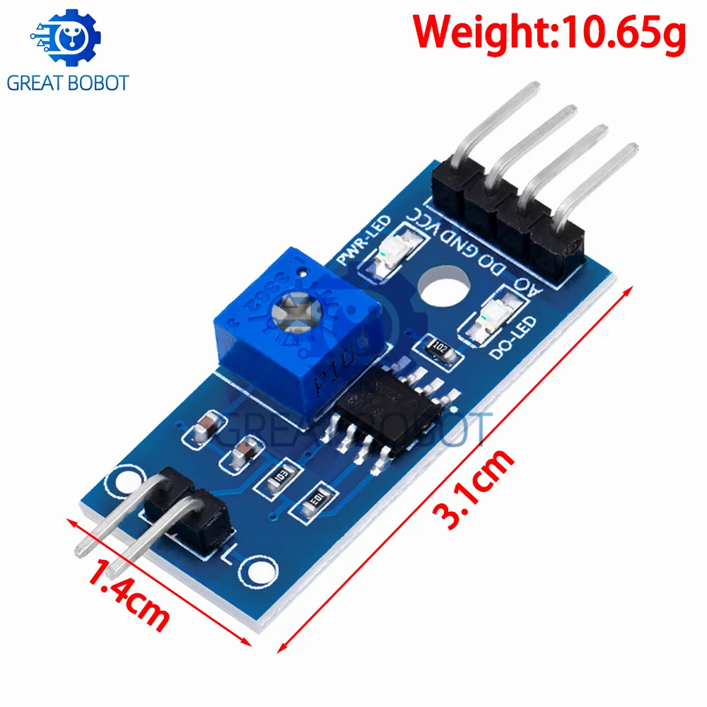 BS Snow and Raindrops Detection Sensor Module - Ideal for Monitoring Rain Weather and Humidity, Compatible for Arduino